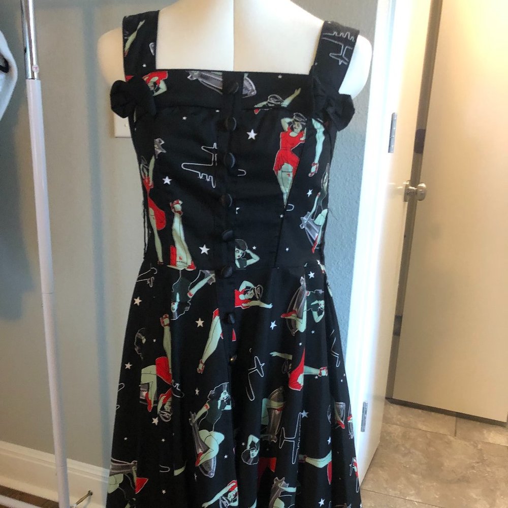 Hellbunny Size Small Zombie Pinup Dress